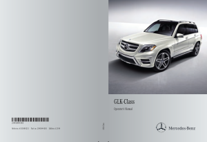 2014 Mercedes Benz GLK Operator Manual